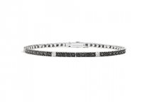 Bracciale Recarlo Face Cube in Oro bianco Diamante 0.65 Ct T39SE884/KX-17 - T39SE884/KX-17